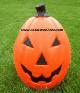 21 inch tall Pumpkin with Black Stem