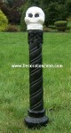 Halloween Light Pole - Skull Face