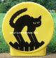 Halloween Disk - Cat - Yellow