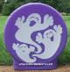 Halloween Disk - Flying Ghosts - Purple