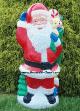 Waving Santa with Toy Sack