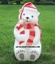 Polar Bear with Candy Cane and Scarf