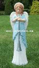 Angel with Horn - Blue Dress