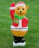 Santa Bear - Brown