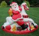 Santa on a Rocking Horse