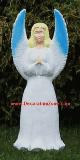 Christmas Angel with Blue Wings