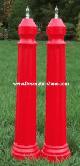 Red Christmas Posts {Set of Two}