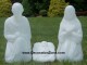 Marble Look Mary, Joseph & Baby Nativity