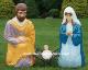 4 Piece Lifesize Nativity Scene Set