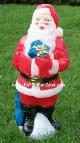 Santa with Blue Gift